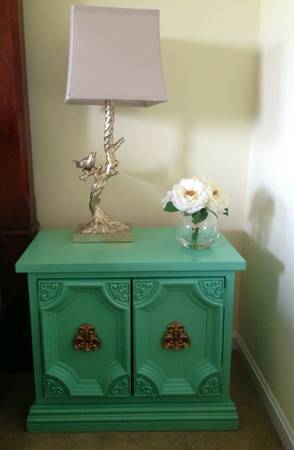 turquoise side tables