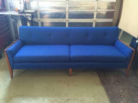 MCM royal blue sofa